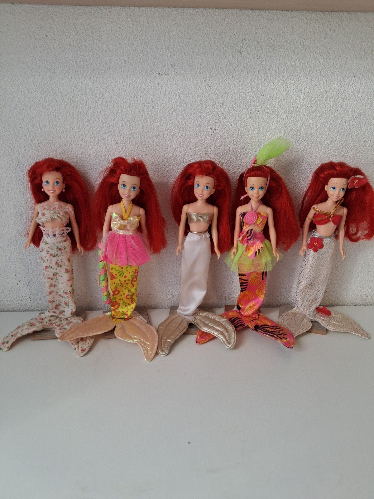 Grote collectie Disney Ariel Zeemeermin Barbies Tyco, Ophalen, Zo goed als nieuw, Barbie