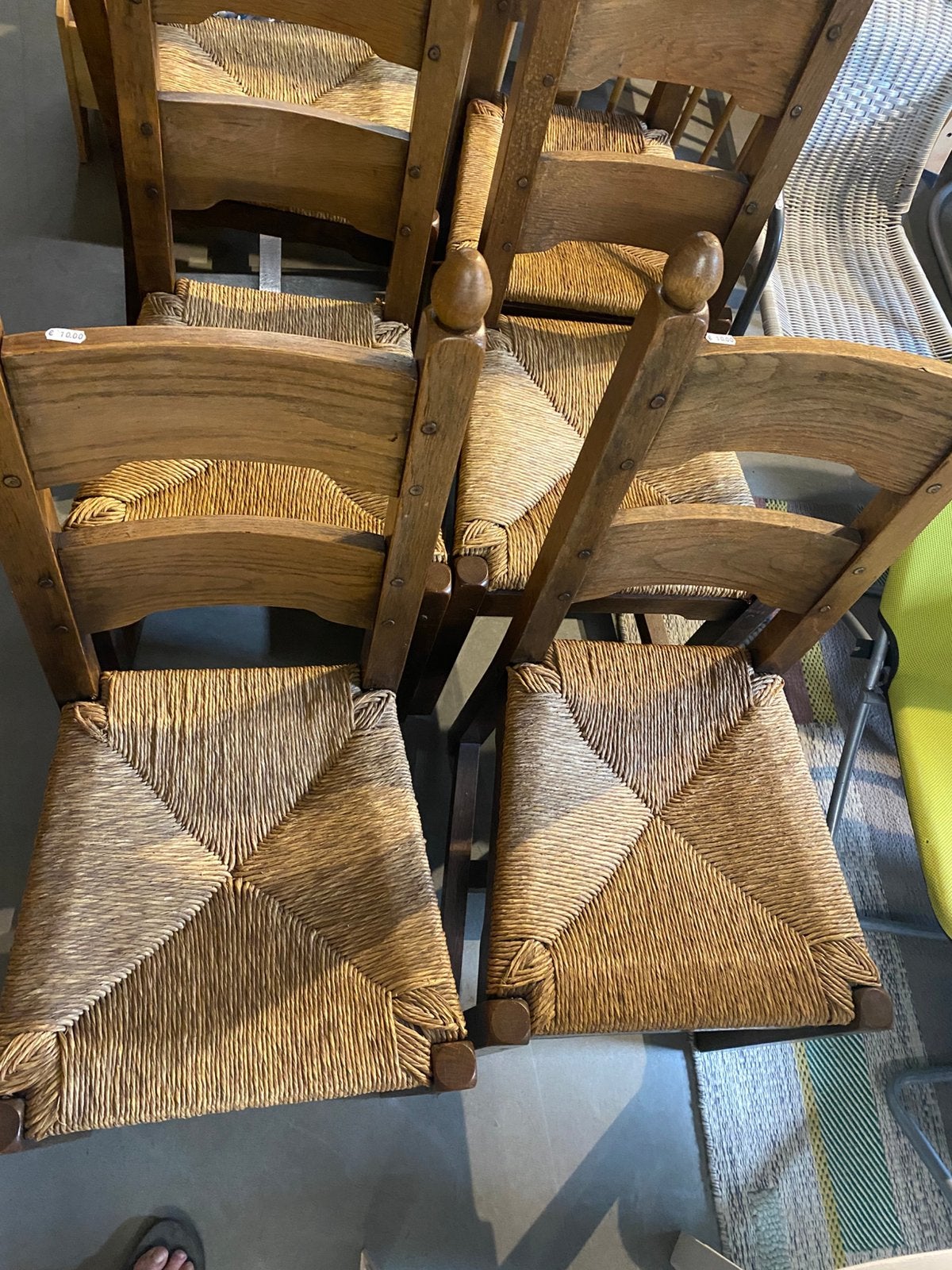 Eettafel stoelen, Ophalen, Gebruikt, Bruin