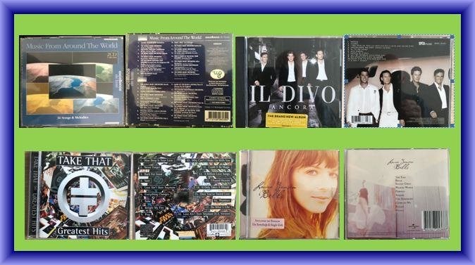 Verschillende muziek CD's (totaal 12 stuks)& 2 singeltjes, Cd's en Dvd's, Ophalen of Verzenden, Zo goed als nieuw, Overige genres