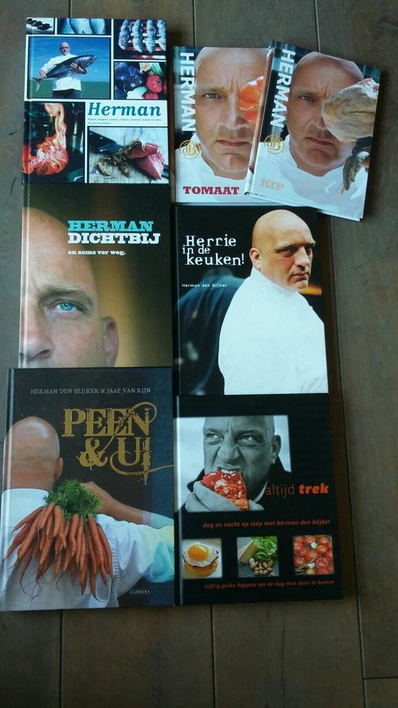 Kookboeken Herman Den Blijker 7 stuks, Boeken, Herman den Blijker, Gezond koken, Zo goed als nieuw, Europa
