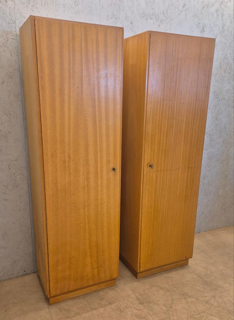2 vintage teak boekenkasten, jaren 60, Ophalen, Overige materialen, 50 tot 100 cm, Scandinavisch, mid-century