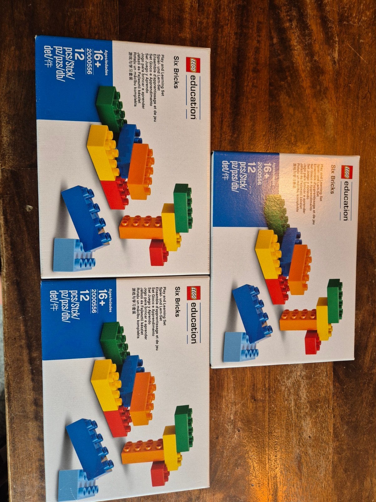 3x Lego Duplo Education 2000556 Six Bricks - Nieuw in doos, Ophalen of Verzenden