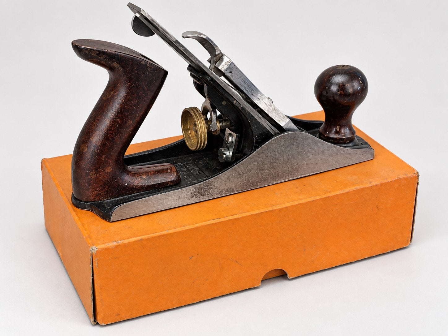 Vintage Stanley Bailey No. 4 schaaf originele doos + manual, Antiek en Kunst, Ophalen of Verzenden