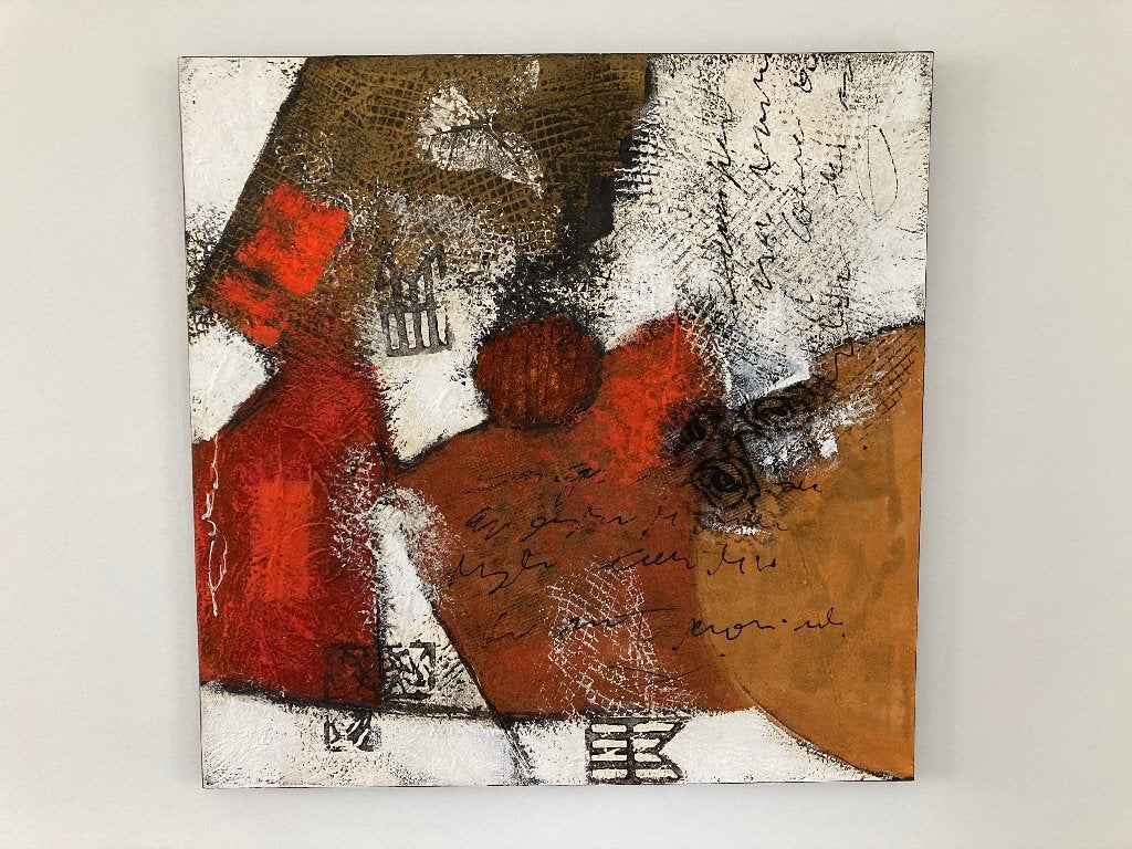 Dario Bosa - Origineel schilderij - 100x100 cm - Gesigneerd, Ophalen