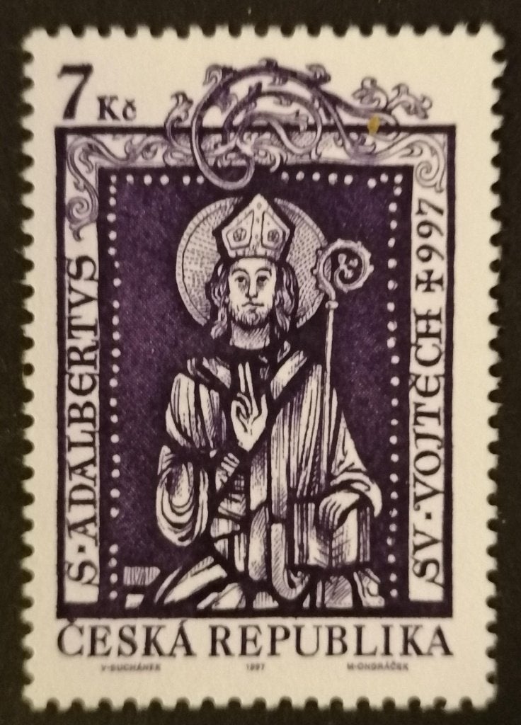 TSJECHIË - Heilige Adalbert 1997, Verzenden, Overige landen, Gestempeld