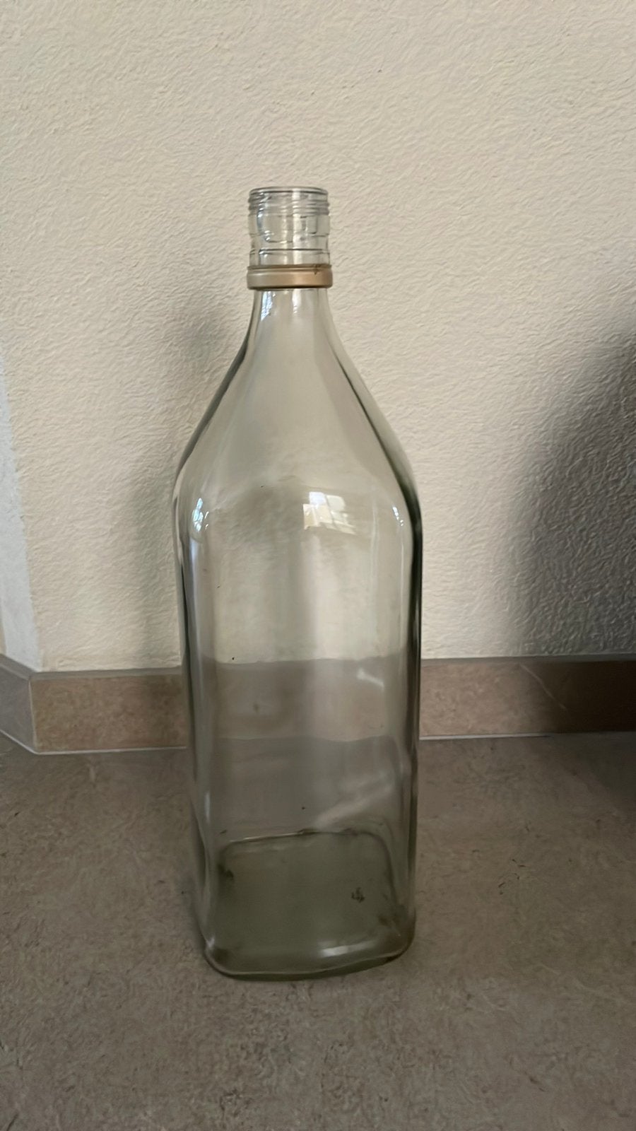 glazen Cognac fles 4,5 liter, Ophalen of Verzenden, Zo goed als nieuw, Overige typen