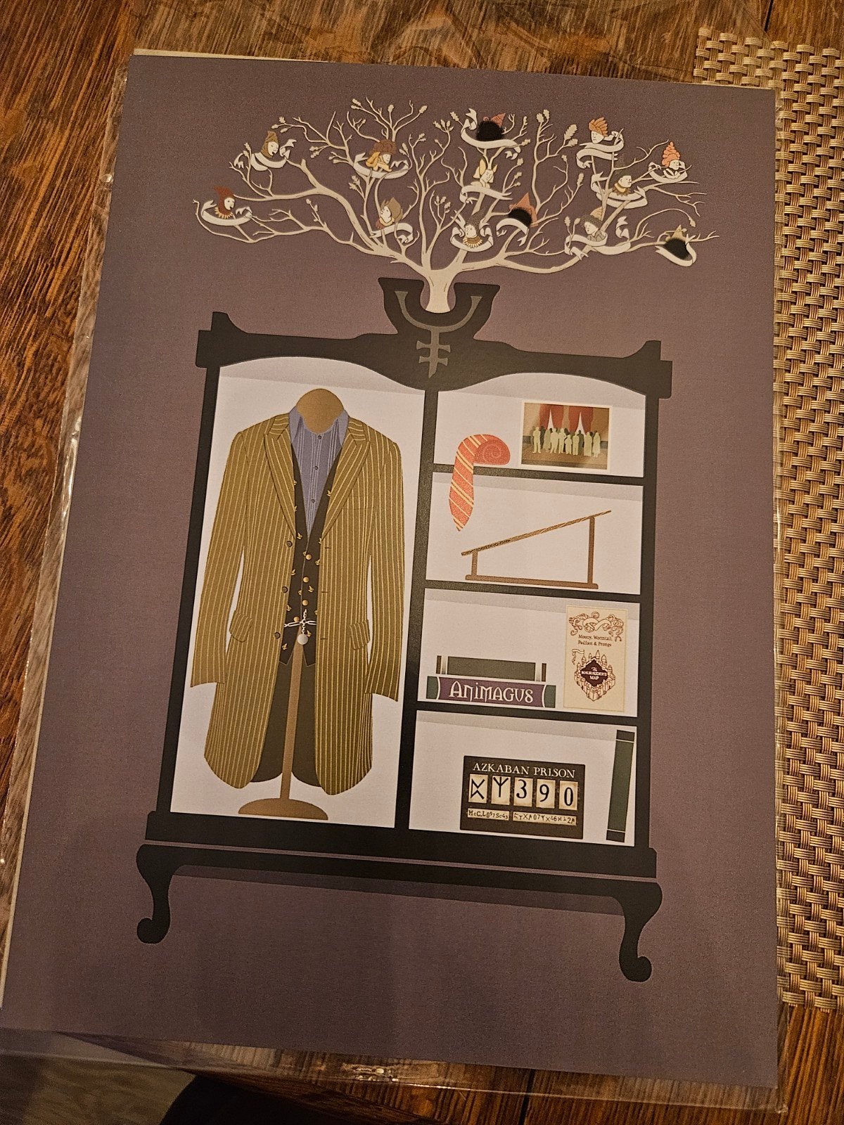 Sirius Zwart poster (Sirius black), Ophalen of Verzenden, Film en Tv