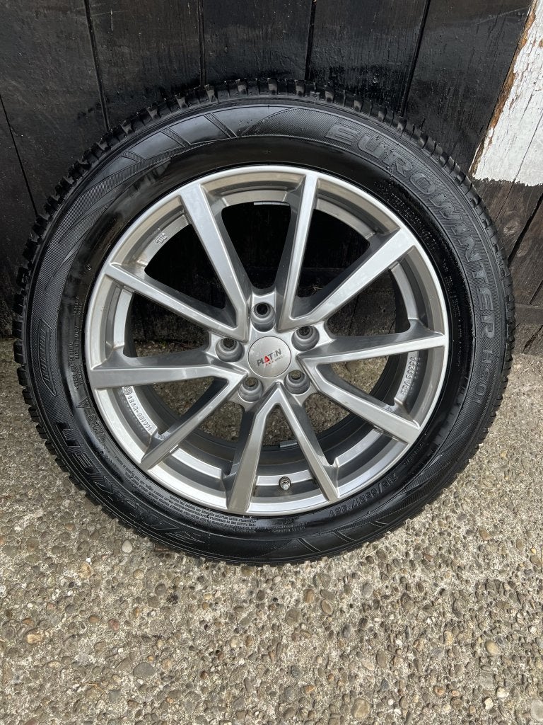 5x112 octavia golf a3 a4 Caddy passat 17” velgen winter set, Auto-onderdelen, Banden en Velgen, 215 mm, Banden en Velgen, Niet ingevuld