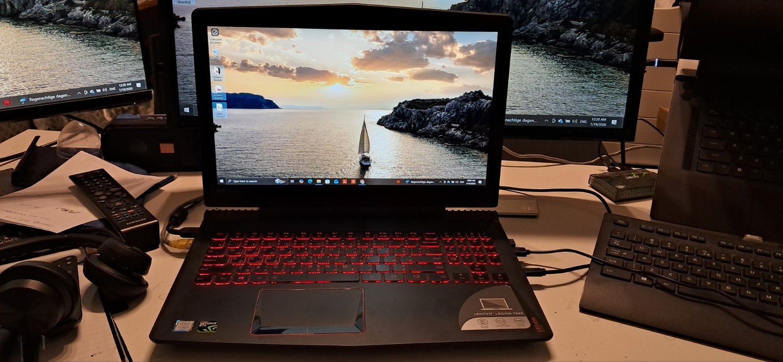 Lenovo Legion Y520 Gaming i7-7700HQ 16GB RAM GTX1050Ti 2.05T, Computers en Software, Ophalen, Gebruikt, Met videokaart, 2 tot 3 Ghz