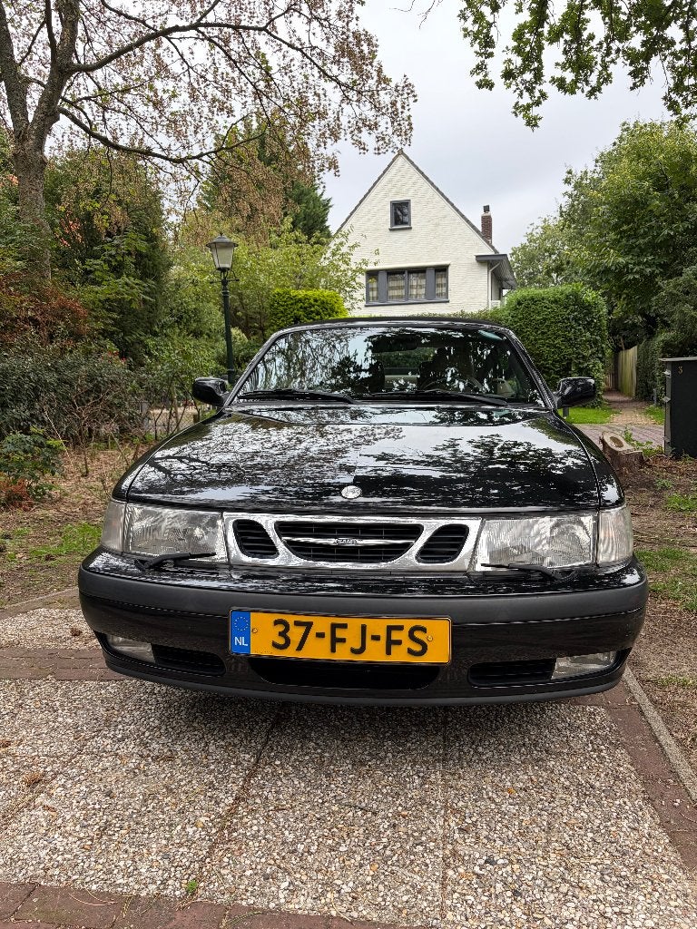 Saab 9-3 Cabrio SE 2.0t 154 pk | Youngtimer | Nieuwe APK, Auto's, 730 kg, Beige, 4 cilinders, Cabriolet
