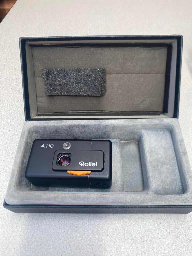 Rollei A110, Overige typen, Ophalen of Verzenden, Zo goed als nieuw, Fotocamera