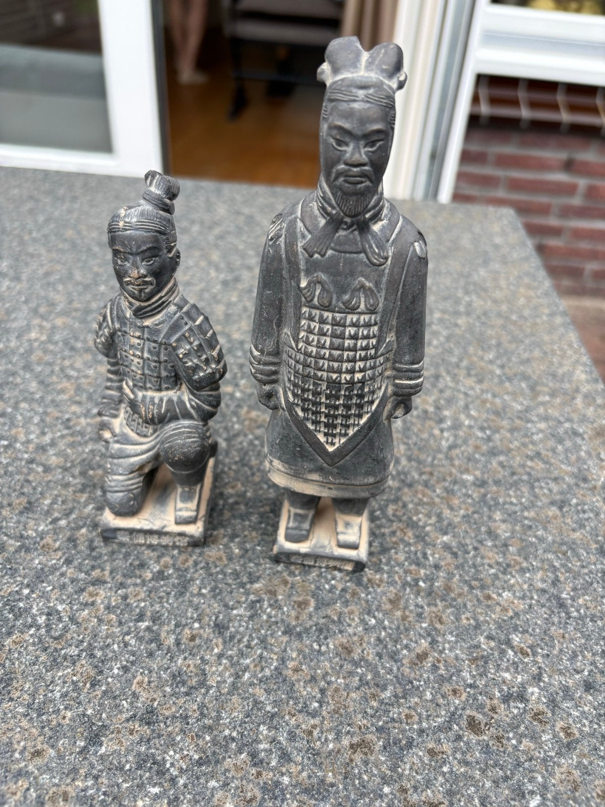 Terracotta Leger Beeldjes - Set van 2, Antiek en Kunst, Ophalen of Verzenden