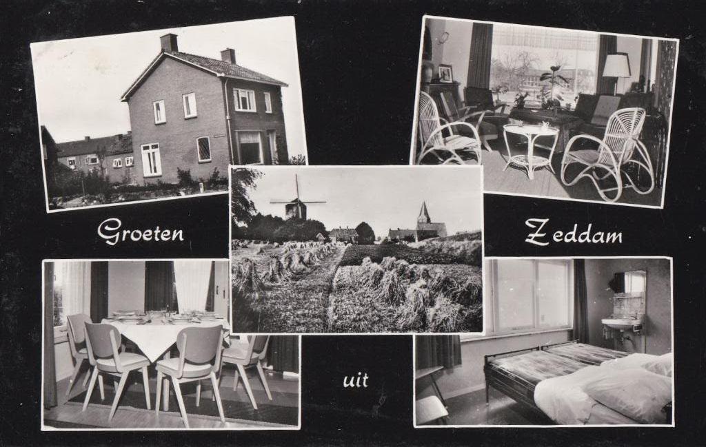 zeddam  meerluik pension  zweers, Verzamelen, Ansichtkaarten | Nederland, Ophalen of Verzenden, Voor 1920, Noord-Brabant