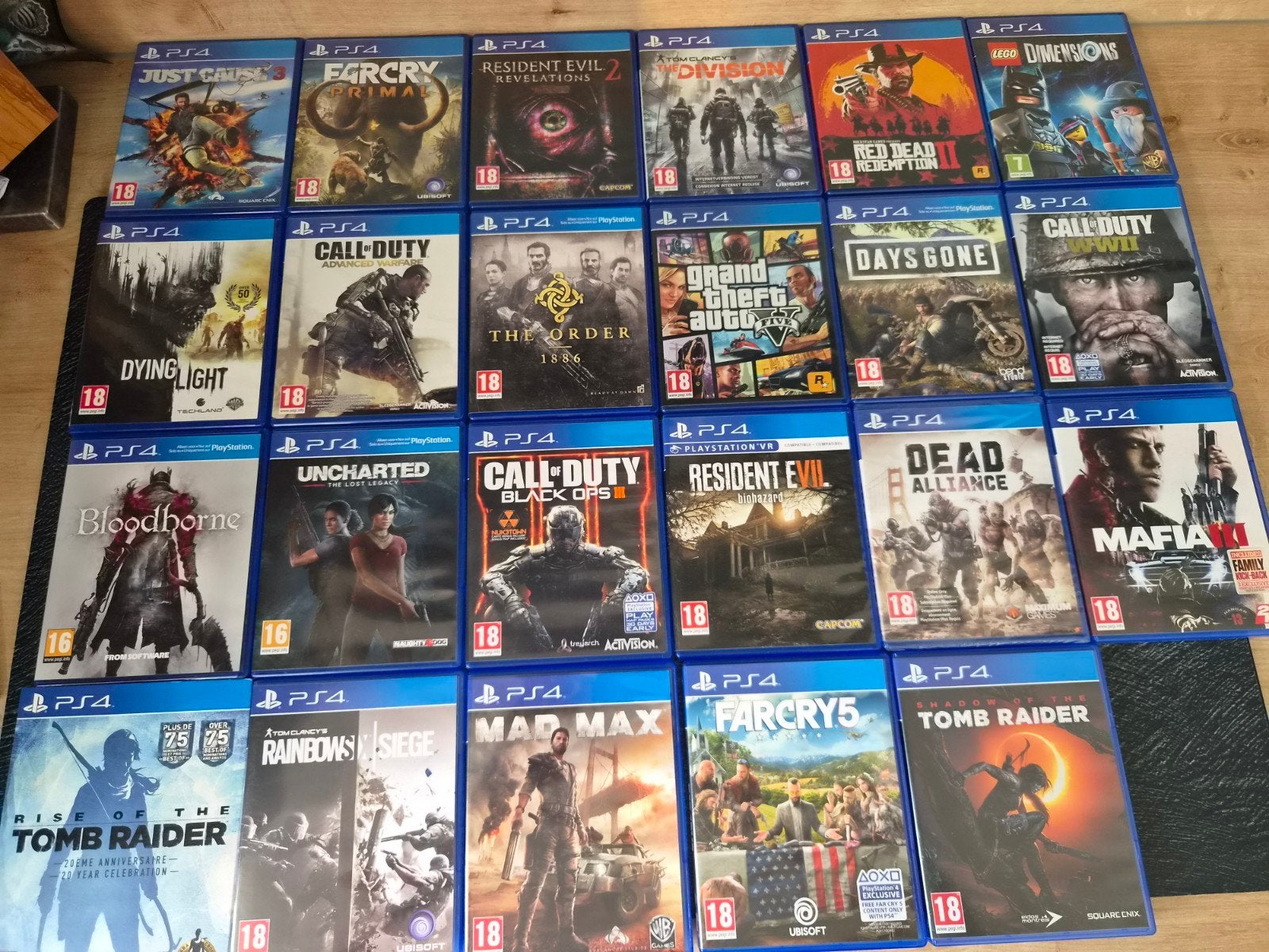 Diverse PlayStation 4 Spellen, Online, Gebruikt, Vanaf 18 jaar, Overige genres