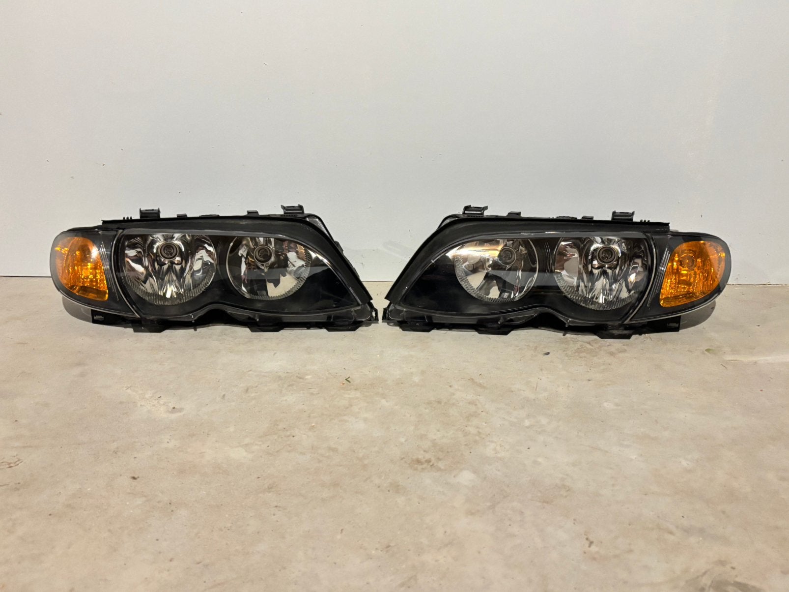 Originele Nette BMW E46 Facelift Koplampen met knipperlicht, Auto-onderdelen, Ophalen of Verzenden, Gebruikt, BMW