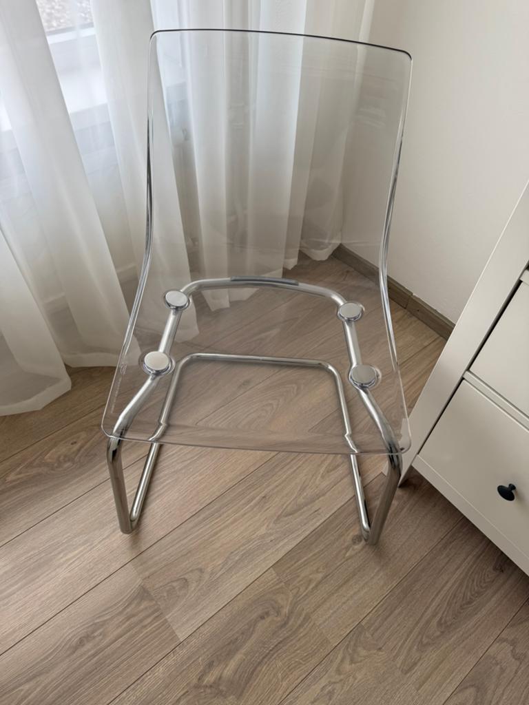 Ikea Tobias stoel, Huis en Inrichting, Stoelen, Ophalen, Zo goed als nieuw, Wit, Eén