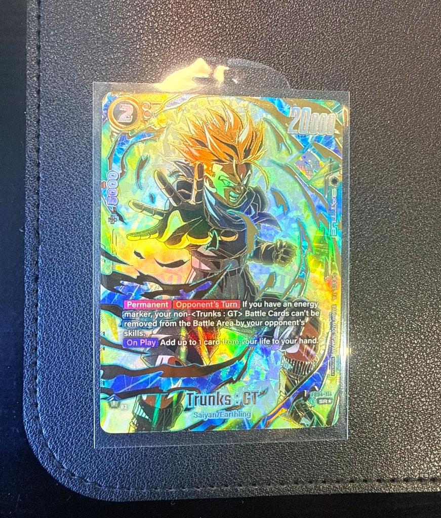 Dragon Ball Fusion World Trunks FB04 114 Alt art, Ophalen of Verzenden, Nieuw, Losse kaart, Foil