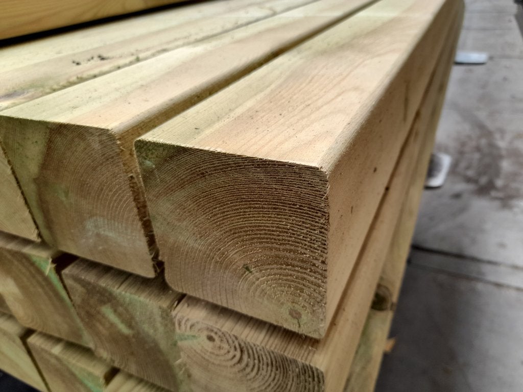 Geimpregneerde palen. Mooi recht!(*), Tuin en Terras, Palen, Balken en Planken, Ophalen of Verzenden, Nieuw
