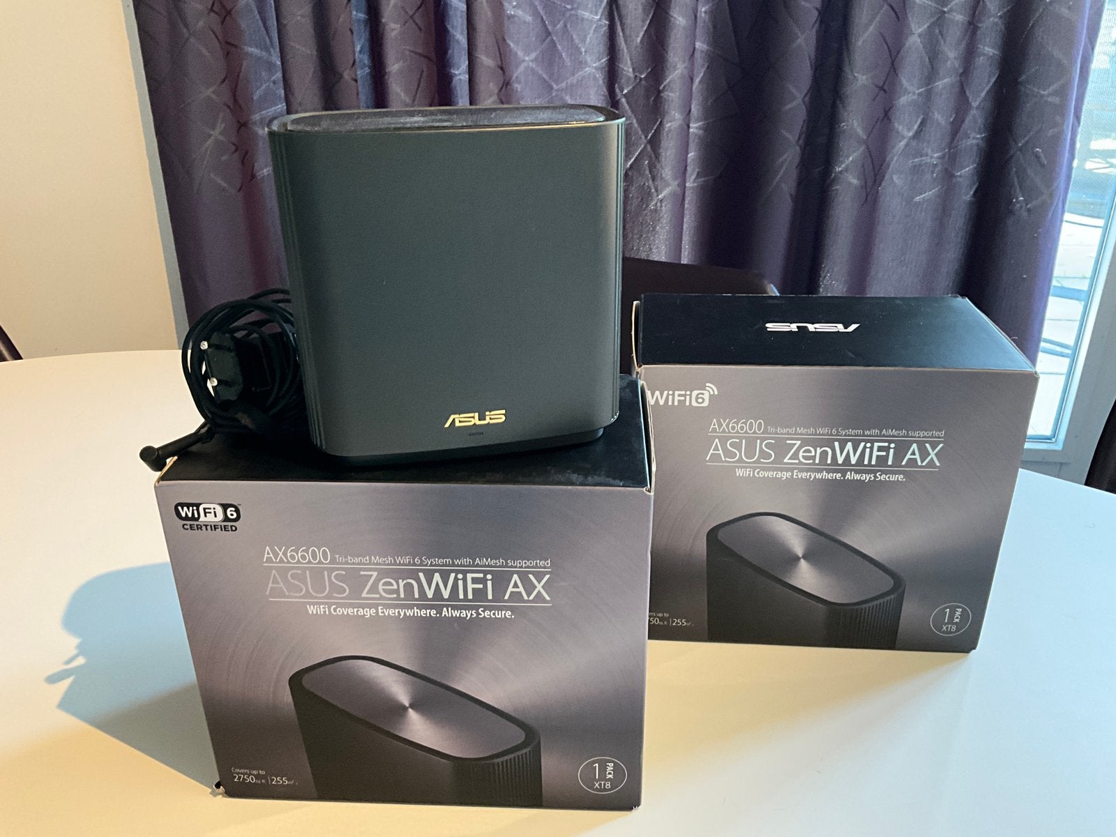 ASUS ZenWifi AX 6600 xt8, Computers en Software, Routers en Modems, Zo goed als nieuw, Ophalen of Verzenden