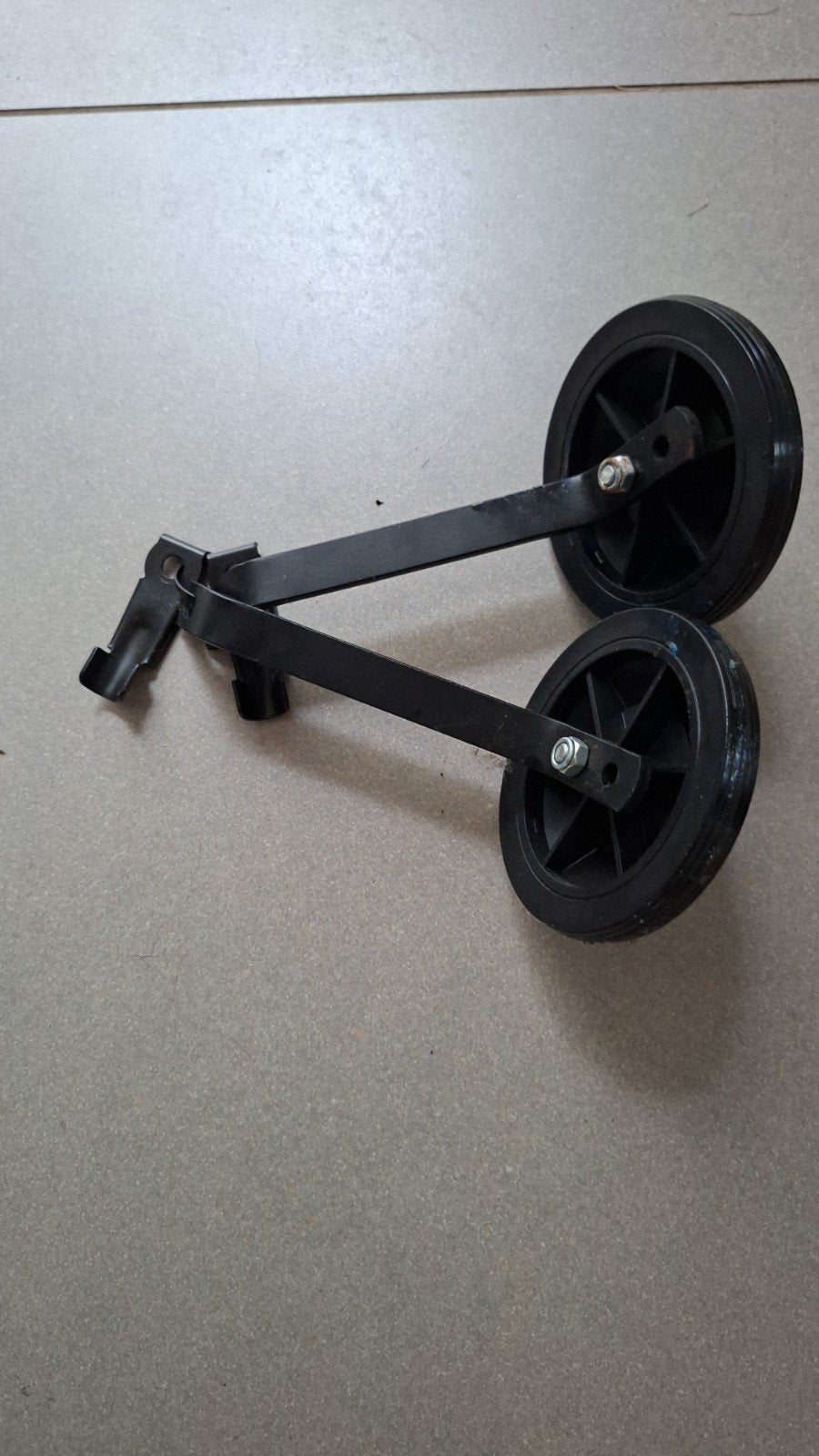 Zwarte zijwieltjes voor kinderfiets, Ophalen of Verzenden, Zo goed als nieuw, Onbekend