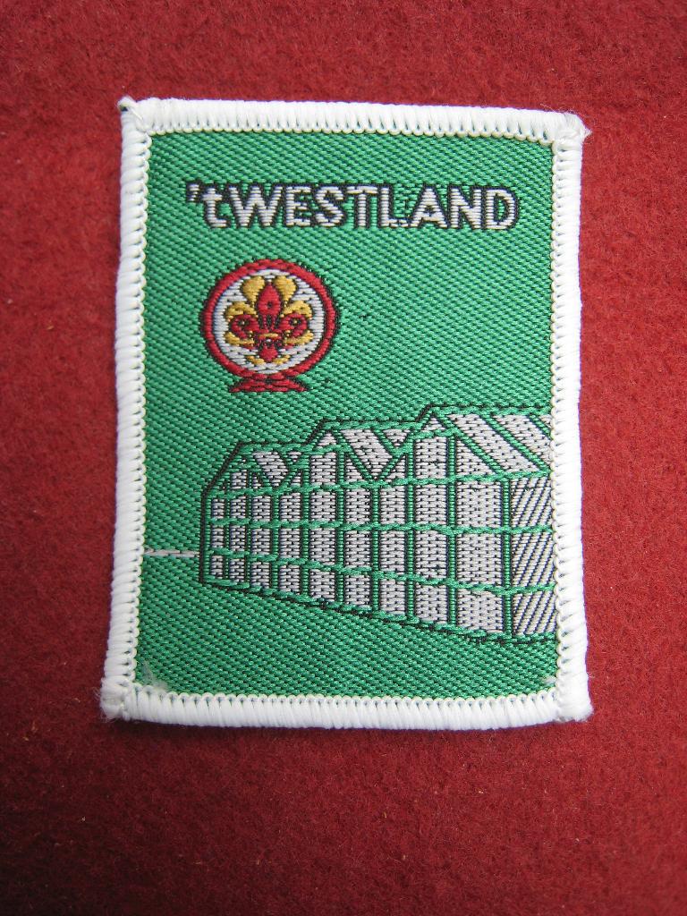 Scouting T'Westland  W1.1, Verzamelen, Scouting, Verzenden, Nieuw, Embleem, Speld of Insigne