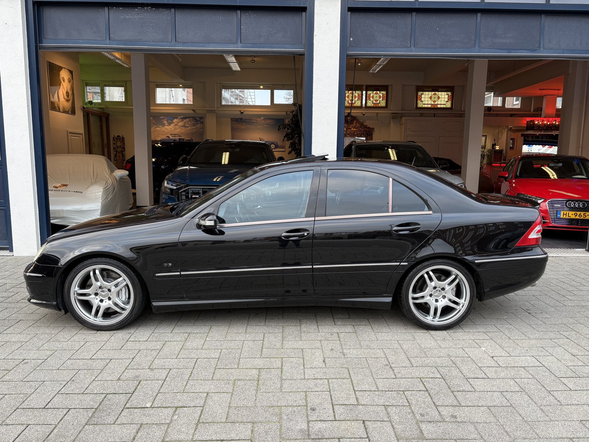 Mercedes-Benz C-Klasse AMG 55 FACELIFT/SCHUIFDAK (bj 2005), Auto's, Automaat, Achterwielaandrijving, Gebruikt, 8 cilinders