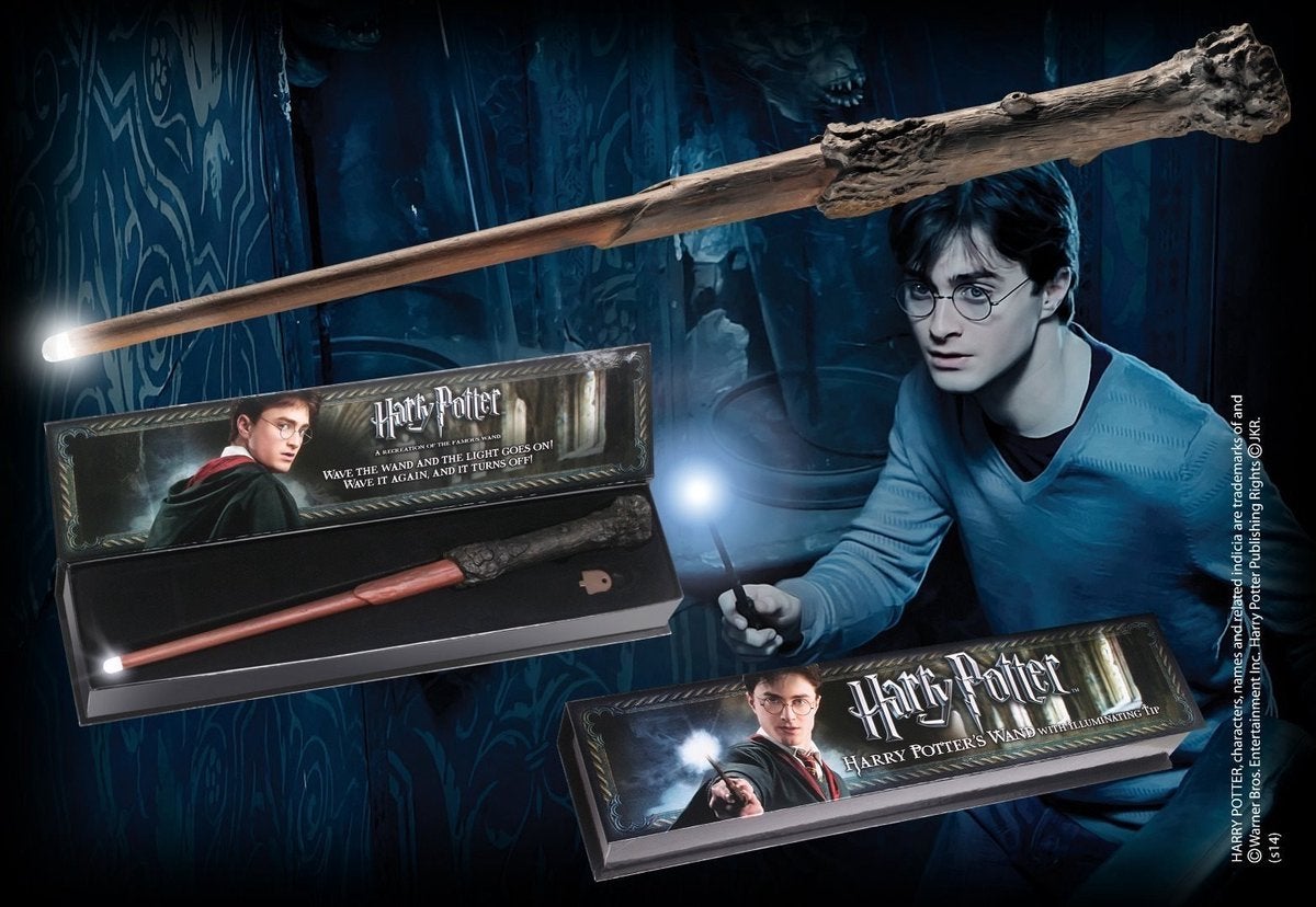 Harry Potter's Wand - The Noble Collection - Collectors Item, Verzamelen, Ophalen of Verzenden, Zo goed als nieuw, Replica