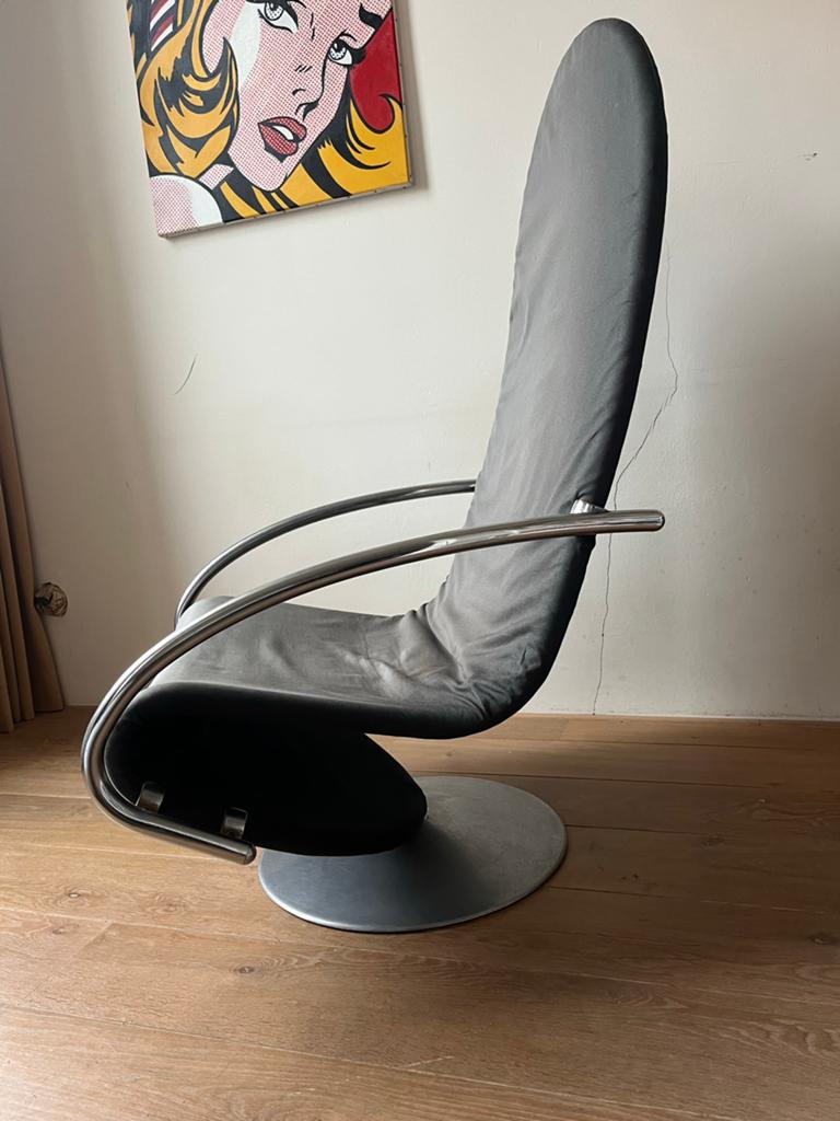 Verner Panton System 1-2-3 fauteuil Verpan, Ophalen, Zo goed als nieuw, 75 tot 100 cm, 50 tot 75 cm