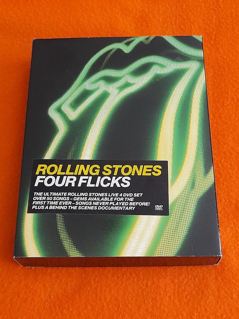 Rolling Stones Four Flicks Boxset - Live Concerten, Cd's en Dvd's, Dvd's | Muziek en Concerten, Alle leeftijden, Ophalen of Verzenden