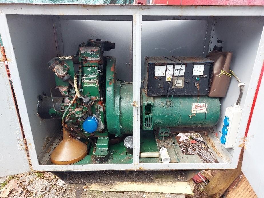 Lister diesel aggregaat, Doe-het-zelf en Verbouw, Ophalen, Gebruikt, Elektrisch startend, Dieselolie