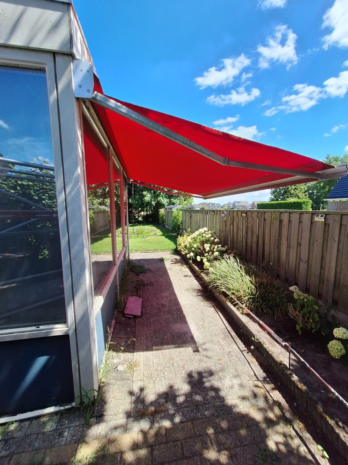 profesioneel knikarmscherm 440 x 240, Ophalen, Gebruikt, 150 tot 300 cm, 250 cm tot 450 cm