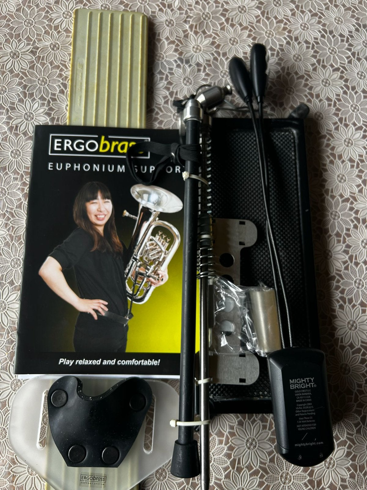 Ergobrass euphonium steun, Ophalen of Verzenden, Zo goed als nieuw, Euphonium of Tenortuba