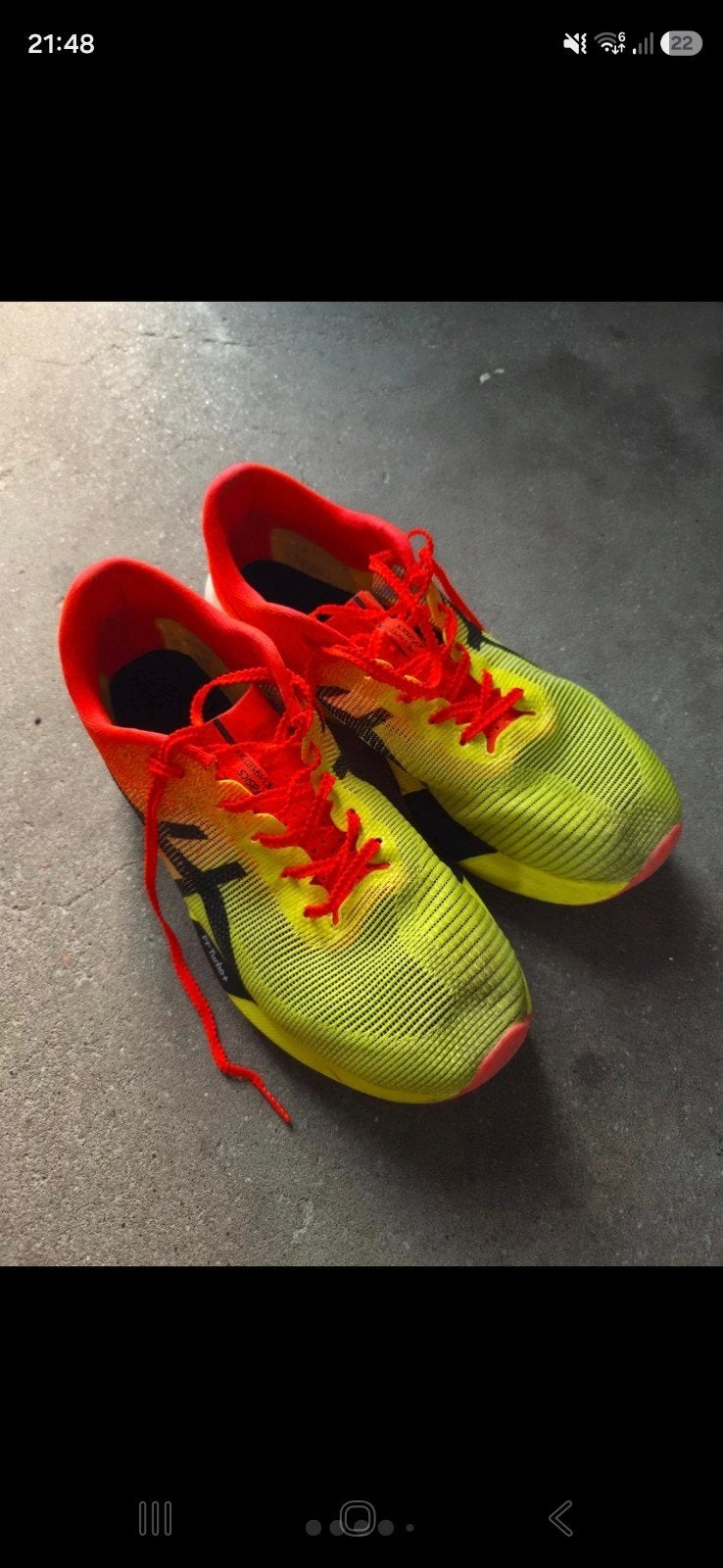 Asics Metaspeed Sky - Maat 45 - Zeer Goed, Gebruikt, Hardloopschoenen, Ophalen of Verzenden, Hardlopen