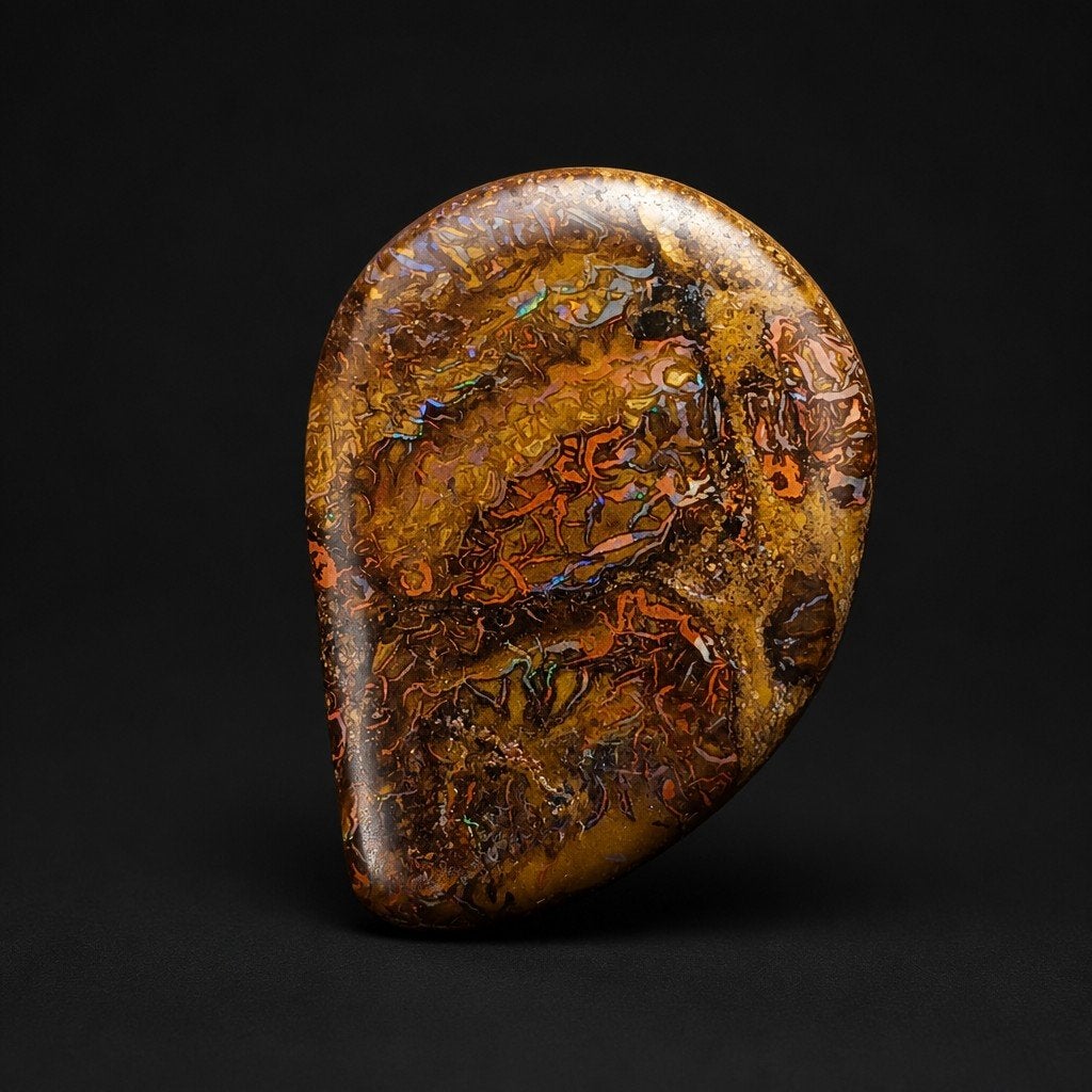 Prachtige Boulder Opaal - Unieke Karaat en Maat, Sieraden, Tassen en Uiterlijk, Edelstenen, Ophalen of Verzenden, Nieuw