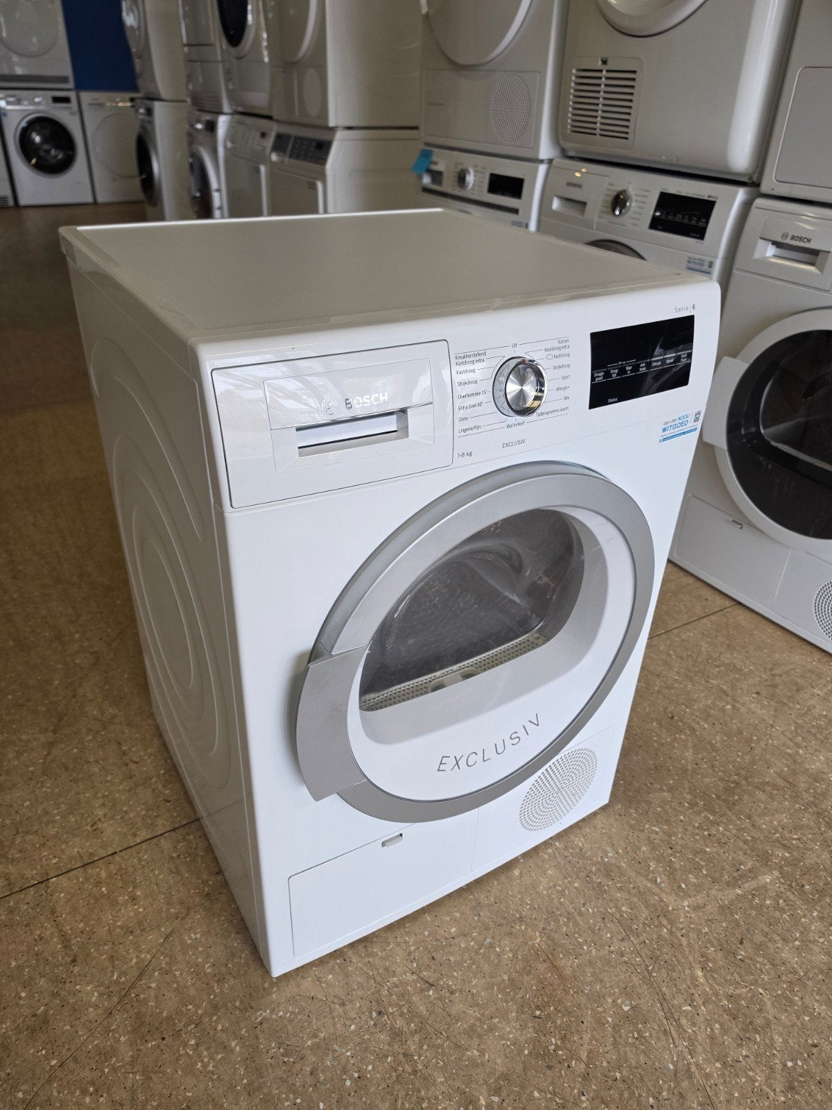 Bosch Serie 6 warmtepompdroger | 8 kilo | A+++ | Garantie ✅️, Bosch, Jirnsum, Anti-kreukfase, Overige typen