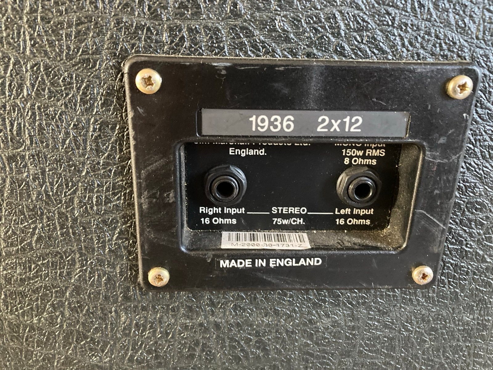 Marshall 1936 2x12 Gitaarcabinet - JCM 900 Lead, Ophalen of Verzenden, Gebruikt, Gitaar, 100 watt of meer
