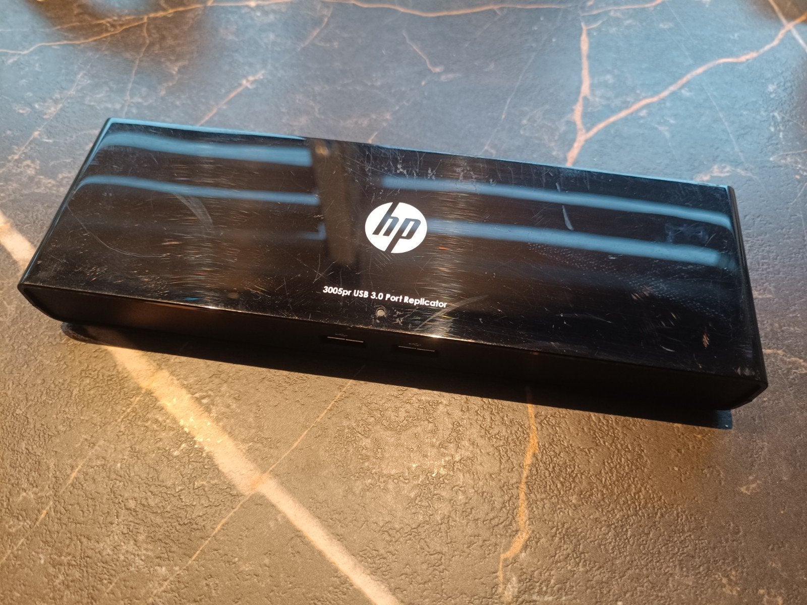 HP 3005pr USB 3.0 Poort Replicator Docking Station, Computers en Software, Ophalen of Verzenden, HP, Docking station, Gebruikt