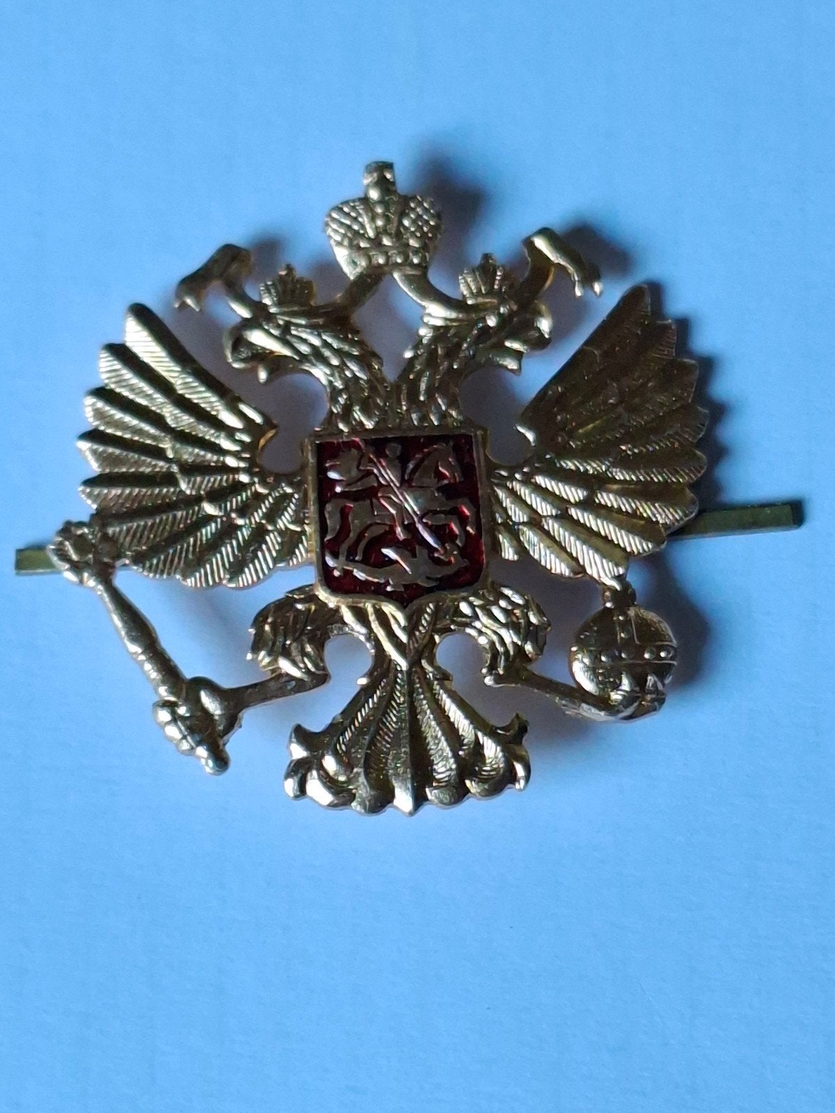 Russische Militaire Pet-Kokarde – Dubbelkoppige Adelaar, Verzamelen, Ophalen of Verzenden, Zo goed als nieuw, Overige onderwerpen