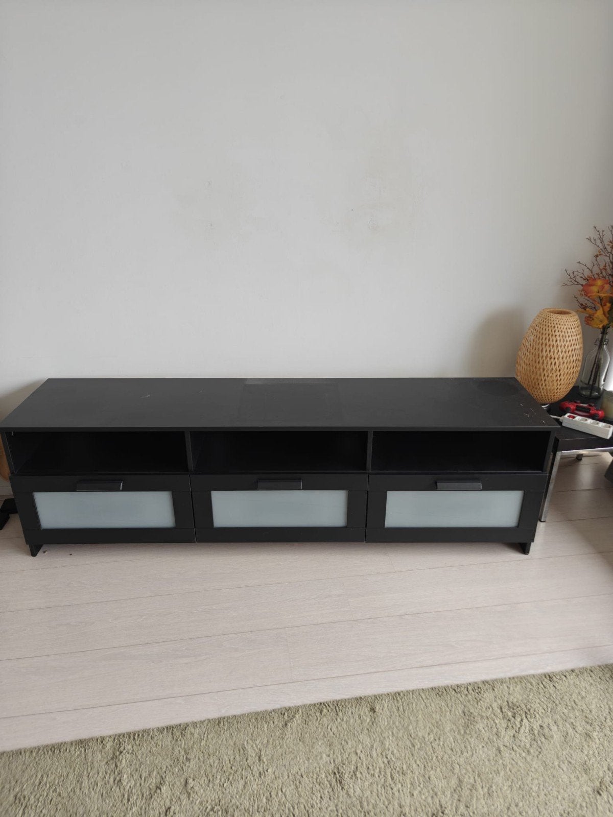 IKEA Brimnes black 180x41x53cm, Ophalen, 100 tot 150 cm, Zo goed als nieuw, Minder dan 100 cm
