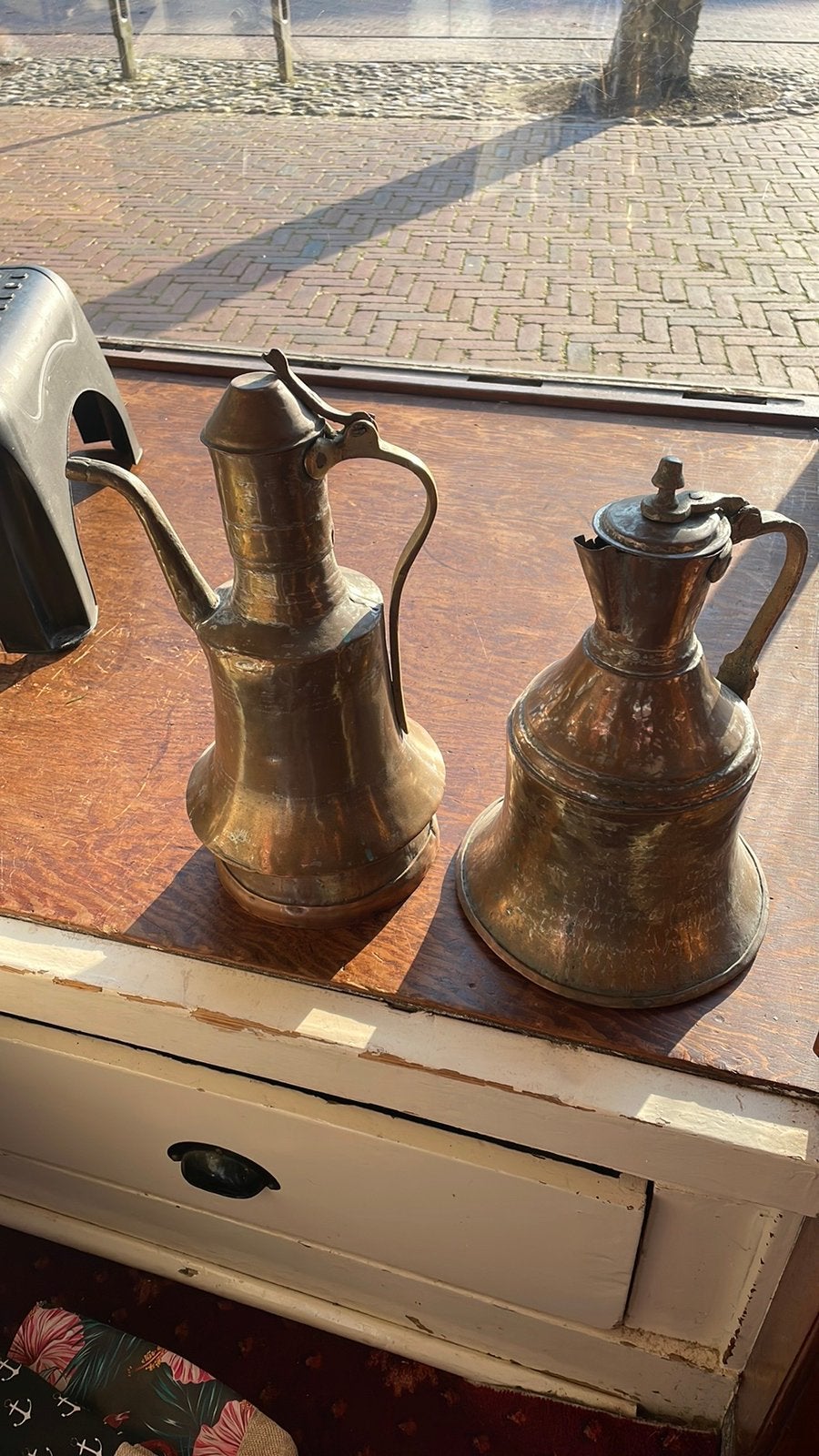 Diverse koperen kannen etc, Ophalen of Verzenden