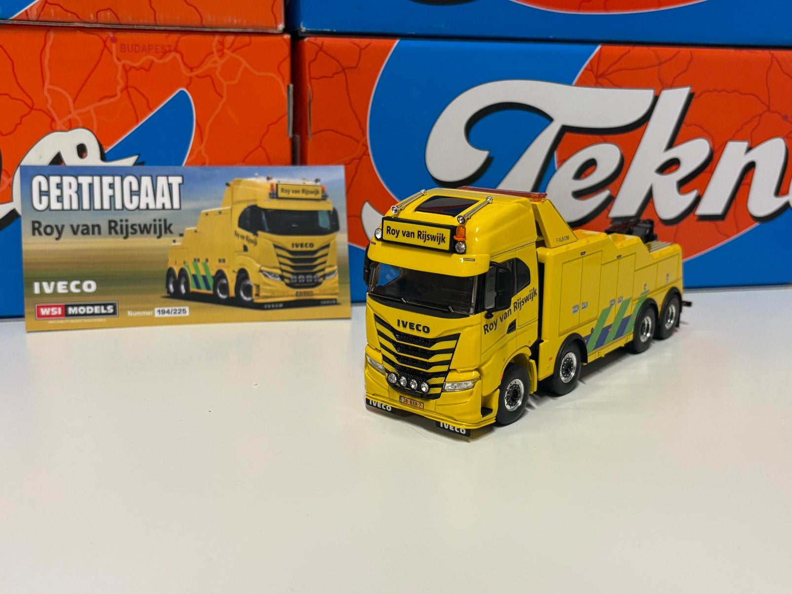 Wsi Roy van Rijswijk, Hobby en Vrije tijd, Modelauto's | 1:50, Ophalen of Verzenden, Zo goed als nieuw, Bus of Vrachtwagen, Wsi