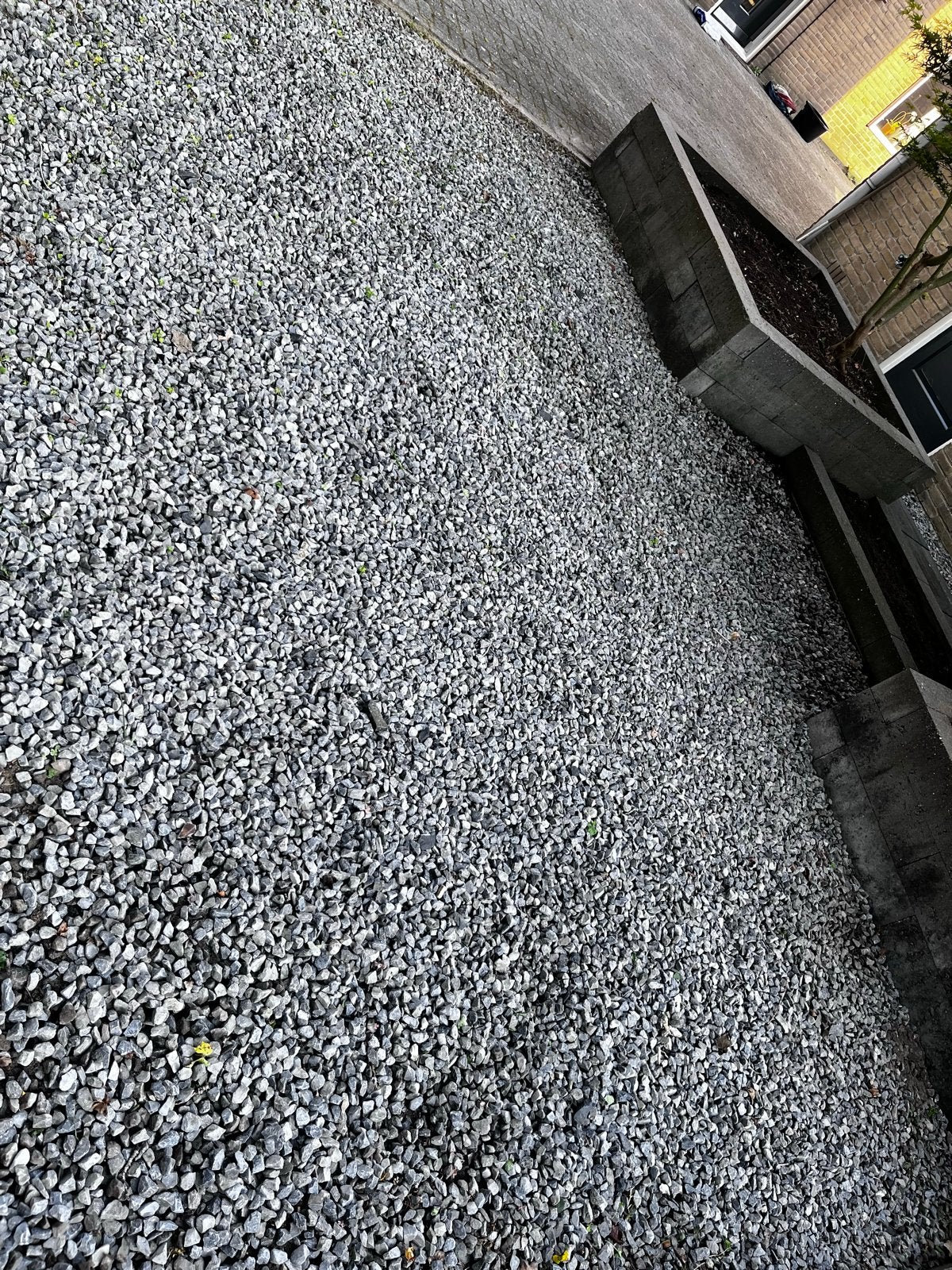 Grijs split grind voor oprit of tuin gratis af te halen, Tuin en Terras, Ophalen, Gebruikt, Grijs, Split