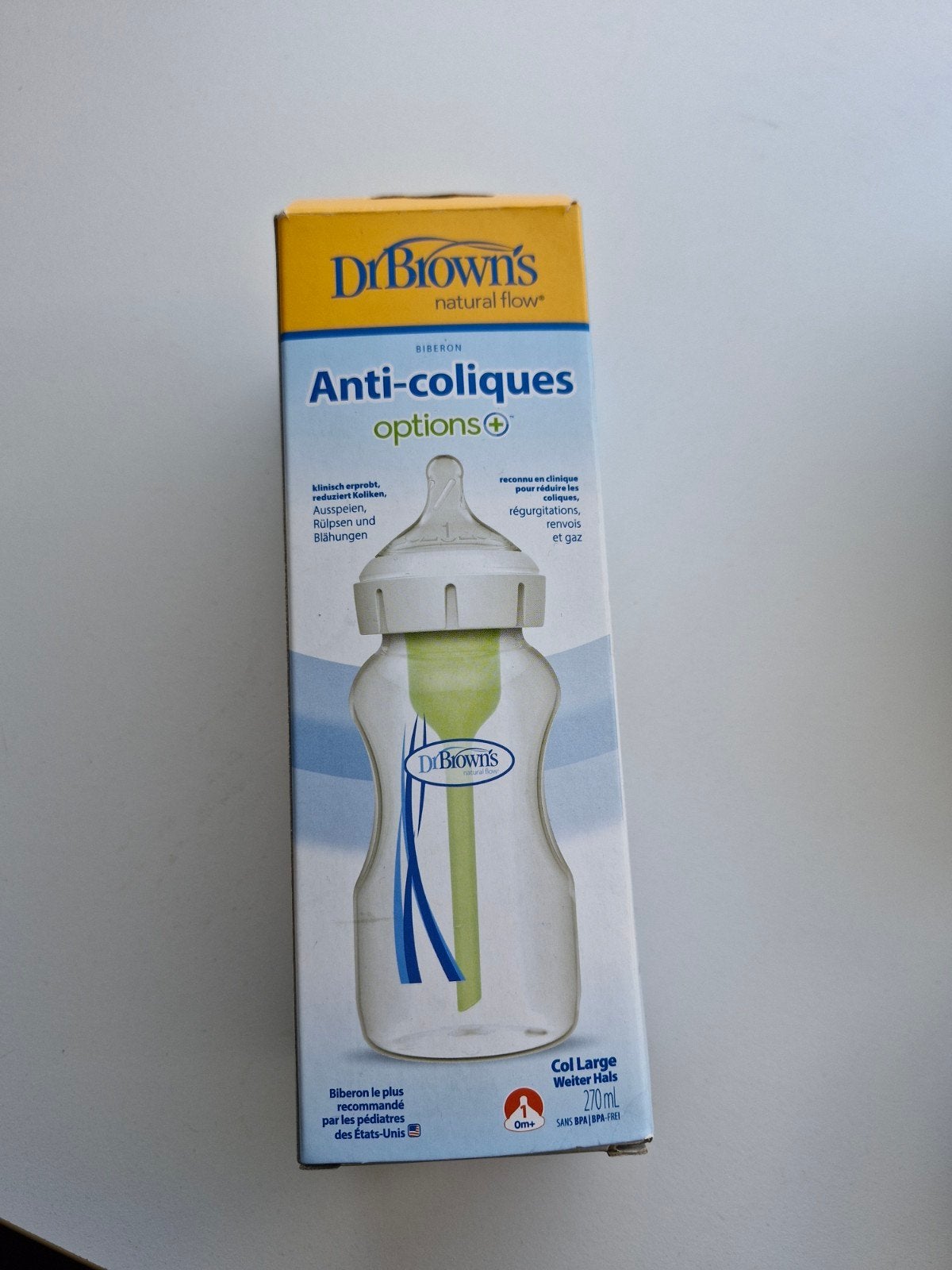 Dr. Brown's Options+ Antikoliekfles - Nieuw in verpakking, Ophalen of Verzenden