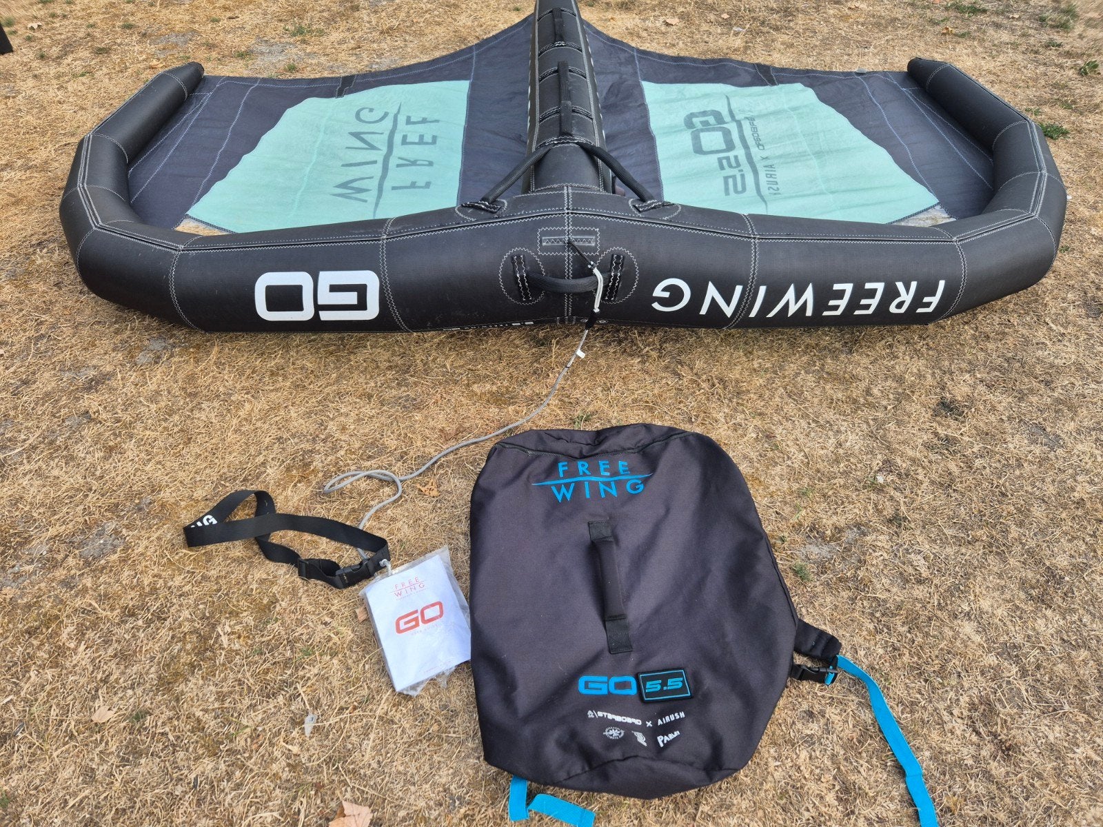 Starboard FreeWing GO 5.5, Ophalen, Met draagtas, 5 tot 6.5 m², Zo goed als nieuw