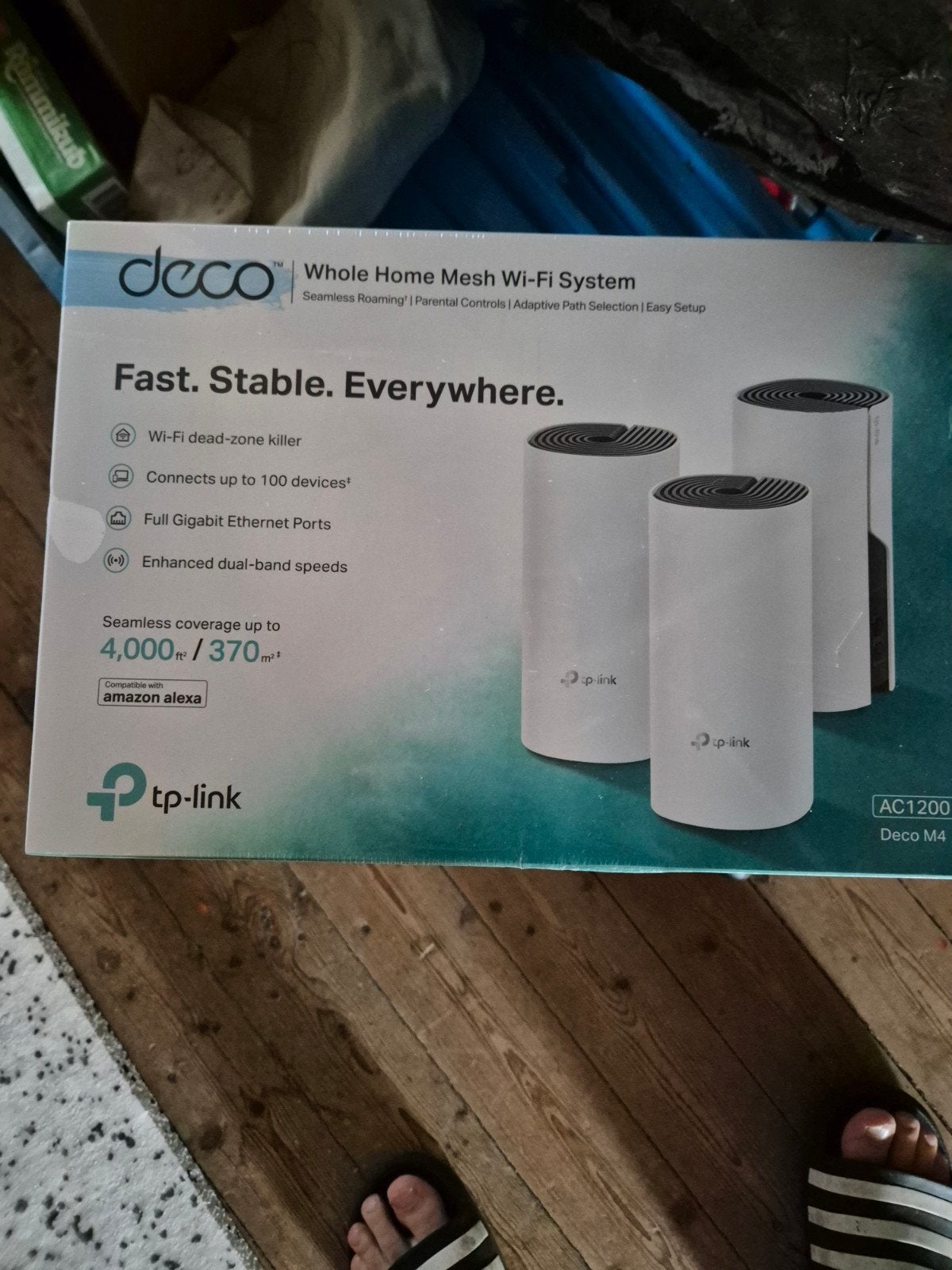 TP-Link Deco M4 AC1200 Whole Home Mesh Wi-Fi Systeem, Computers en Software, Routers en Modems, Ophalen of Verzenden, Zo goed als nieuw