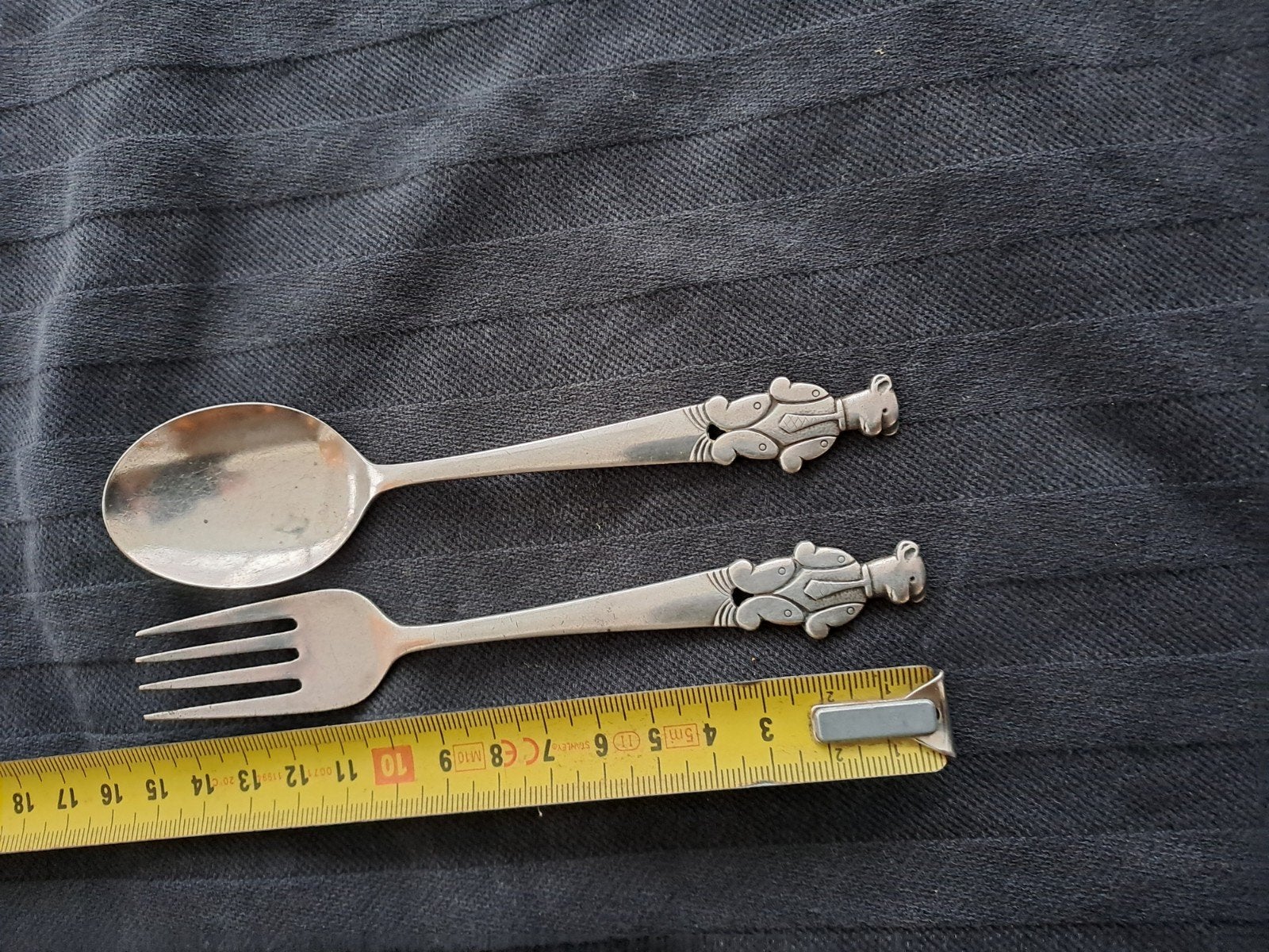 te koop een antiek verzilverd eet bestek, Ophalen of Verzenden
