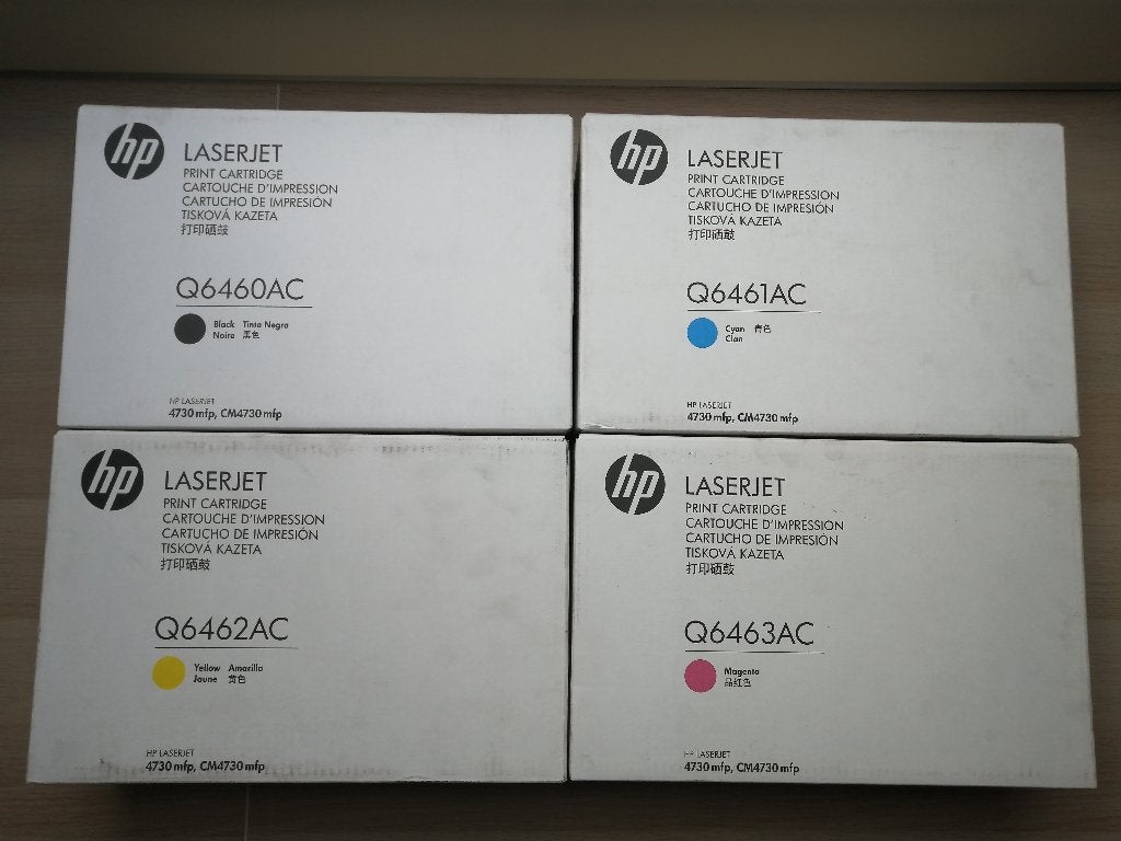 HP Laserjet Print Cartridges Q6460AC Q6461AC Q6462AC Q6463AC, Verzenden, Nieuw, Cartridge, HP
