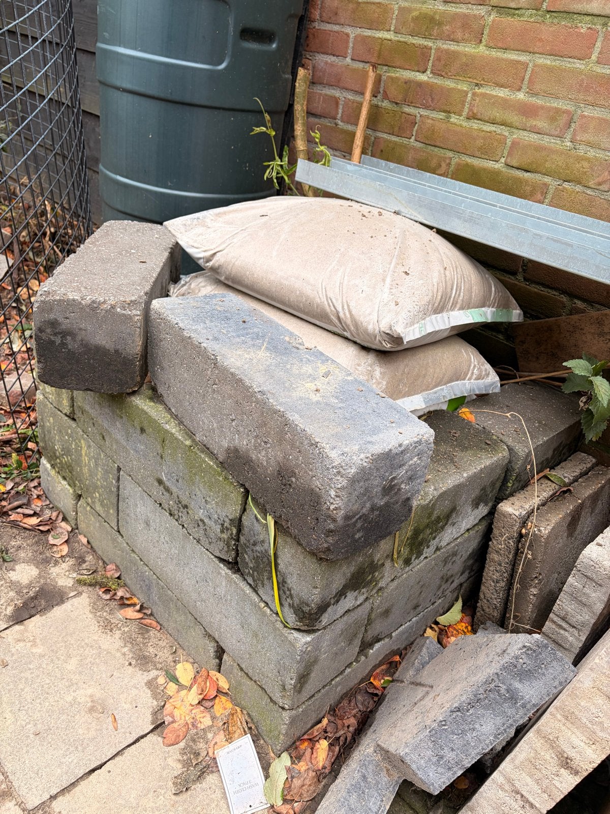 Gratis stapelblokken (ongeveer 15 stuks) ophalen, Tuin en Terras, Ophalen, Gebruikt
