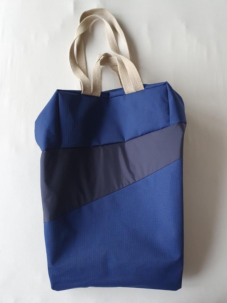 Susan Bijl, The New Tote Bag, maat M, Sieraden, Tassen en Uiterlijk, Ophalen of Verzenden, Zo goed als nieuw, Blauw