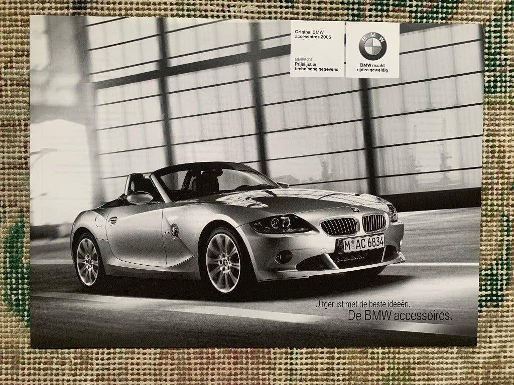 Nederlandse prijslijst accessoires BMW Z4 E85 2004, Nieuw, Ophalen of Verzenden, BMW, BMW